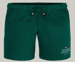 BERMUDAS VERDE AAA CON LOGO TOMMY HILFIGER