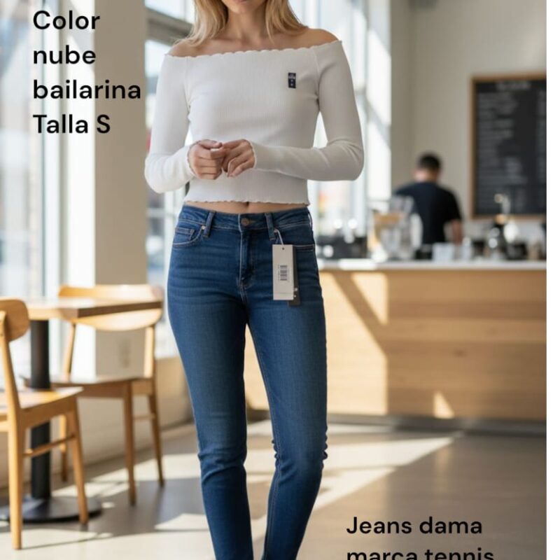 PAKET JEANS Y BLUSA DAMA MARCA TENNIS 100% ORIGINAL