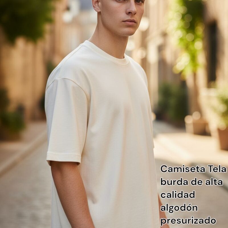 CAMISETA TELA BURDA DE ALGODON PRESURIZADO MARCA INBASIK ORIGINAL