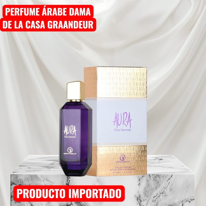 PERFUME ARABE PARA DAMA  AURA ORIGINAL