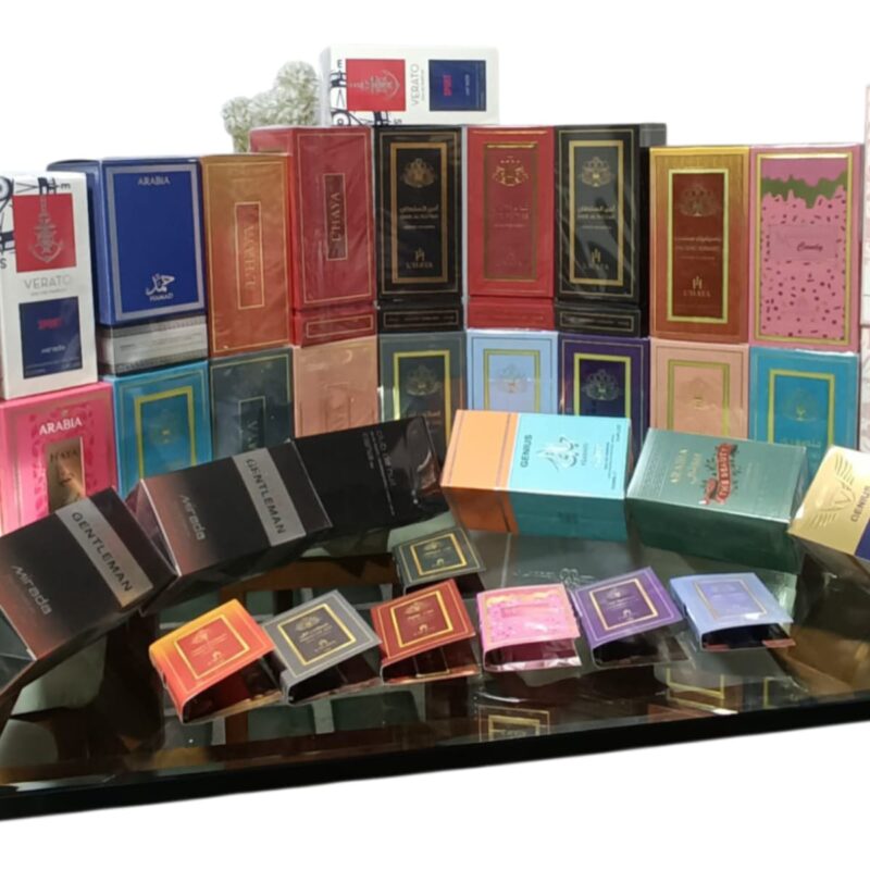 CAJA DE PERFUMES ARABES ORIGINALES PARA NEGOCIO X30 DE LA MARCA L'HAYA EXTRACTO DE PERFUME EN ACEITE